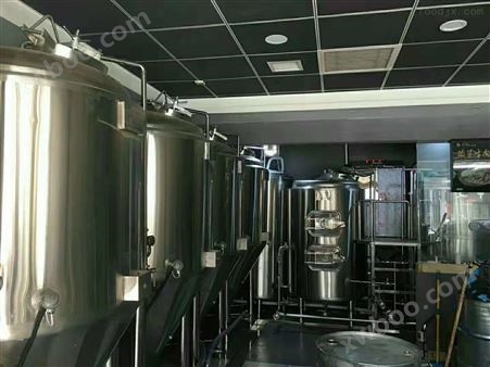 浙江小型1000升精酿啤酒酿酒设备工厂
