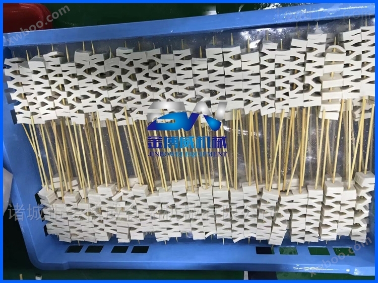 生产千页豆腐串切花机