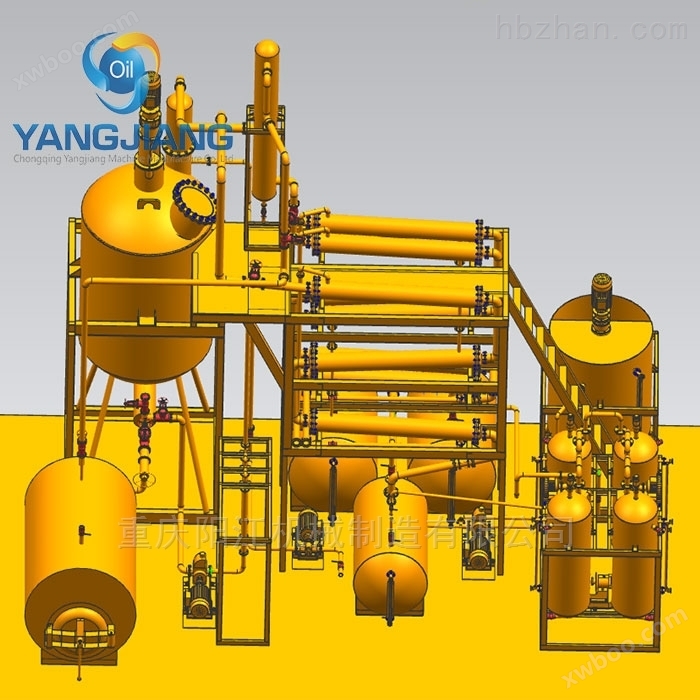 重庆压缩机油再生加工润滑基础油蒸馏设备