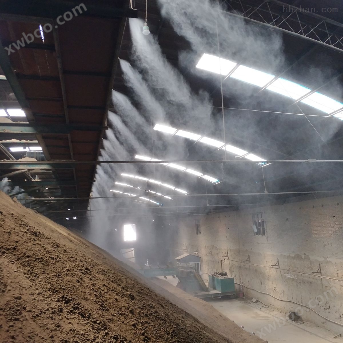 水泥厂搅拌站喷雾加湿设备