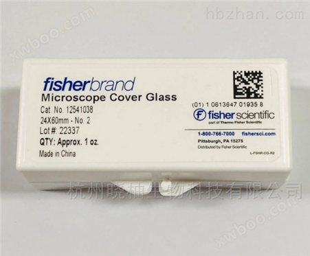 Fisher 矩形盖玻片 24×60mm 2号厚度 实验室材料