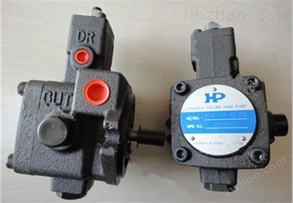 中国台湾HP涌镇叶片泵连接轴上转动连接点相通