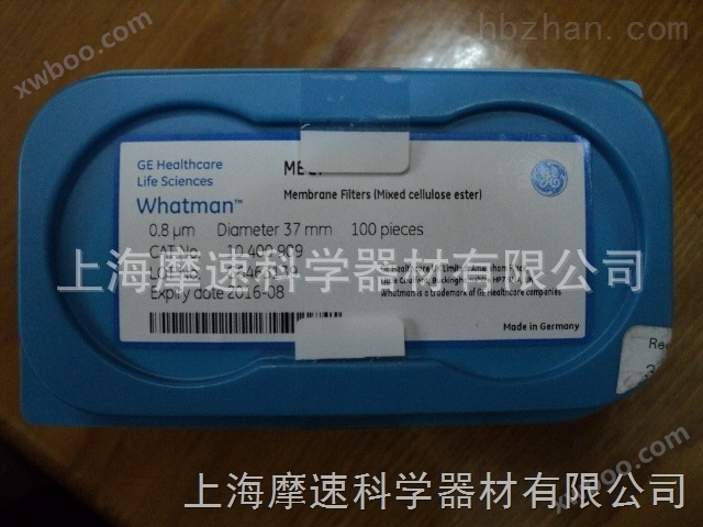 Whatman 10400909混合纤维素酯膜0.8UM