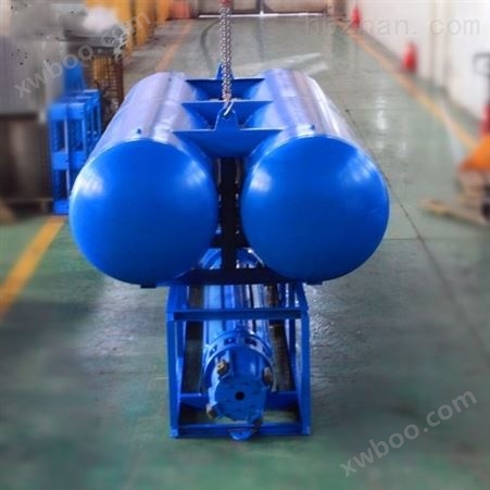 漯河智匠牌1500米高扬程浮筒液下泵 多级潜水泵