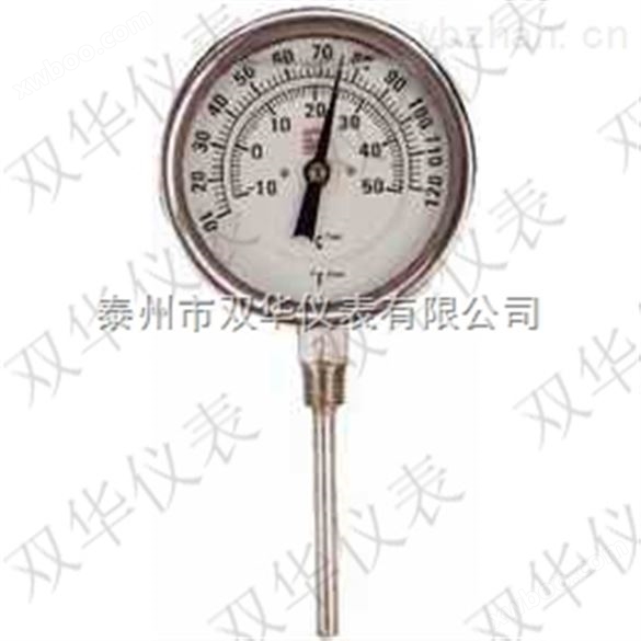 双金属温度计厂家专业生产测量中低温度泰州双华仪表
