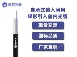 GJYXFCJH-1芯，自承式接入网用蝶形引入室内光缆，电力光缆厂家，室内光缆价格