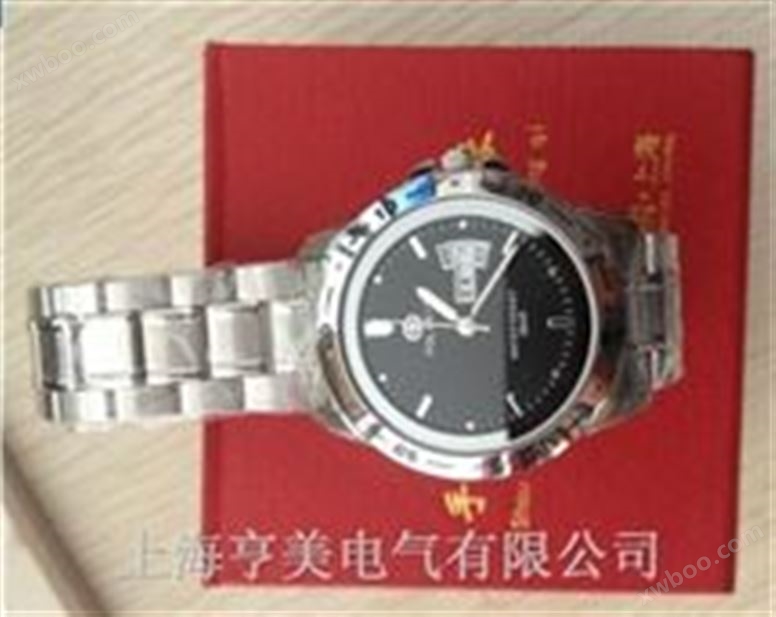 JDB-L双日历手表式近电报警器 电工表 男款黑面手表
