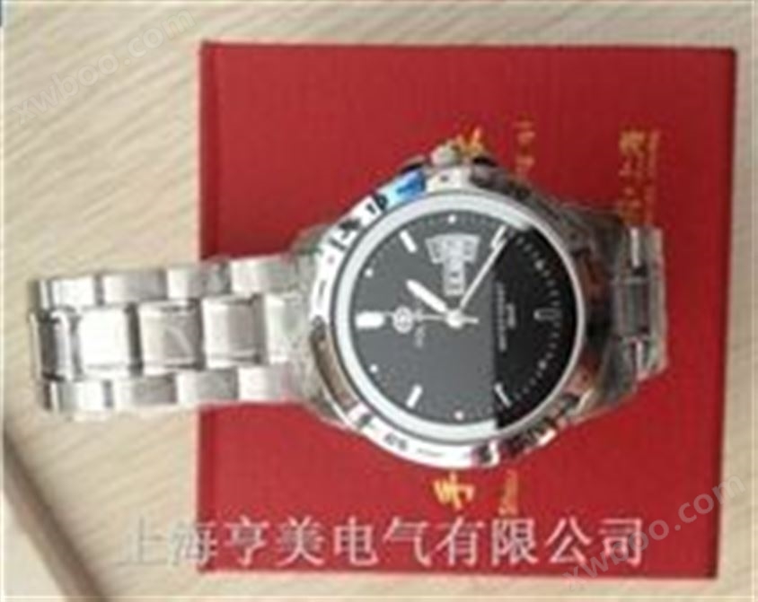 JDB-L双日历手表式近电报警器 电工表 男款黑面手表