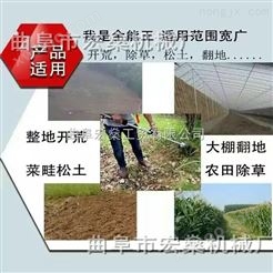 隆化县药材基地清除杂草管理机背负式锄草松土机