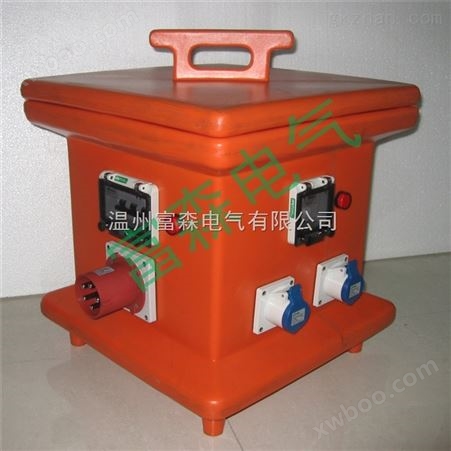 手提式塑料工业插座充电桩 防水防尘手提插座箱配电箱